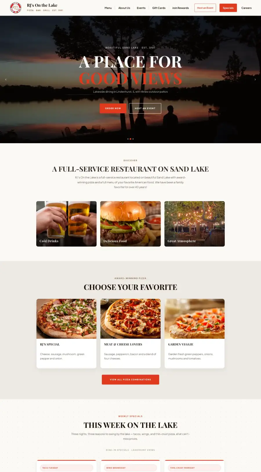 rjsonthelake.com homepage